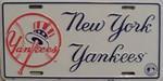 NY Yankees MLB License Plate.