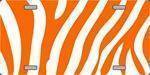 Orange Zebra Print Blank.