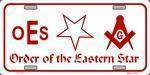 Order of the Eastern Star License Plate.