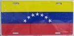Venezuela Flag License Plate.