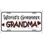 World's Greatest Grandma License Plate.