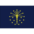 Indiana State Flag Nylon Outdoor Made in USA