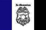 Police Mourning 3 x 5 Nylon Dyed Flag (USA Made).
