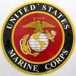 U.S. Marines Circular Sign.