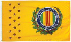Vietnam Veterans of America Nylon Printed Flag Made in USA.