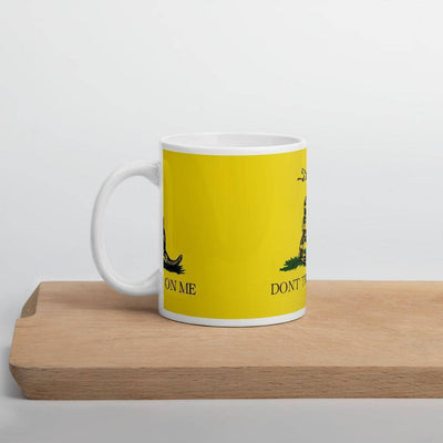 Gadsden Flag Mug Don't Tread on Me No Tyranny.