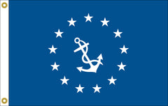 Commodore Flag - Made in USA.