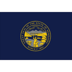 Nebraska State Flag Nylon Outdoor Made in USA.