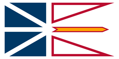Commercial Newfoundland and Labrador Flag.
