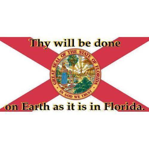 Florida Bumper Sticker.