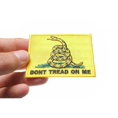 Gadsden Don't Tread On Me  2" x 3" Iron On Patch.