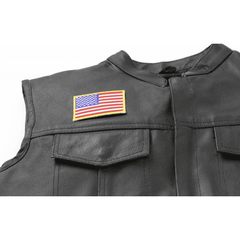 US Flag Patch - 2x3 inch 50 Star American Flag.