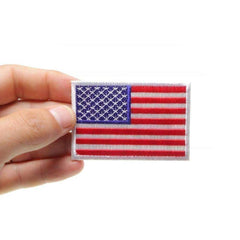 US Flag Patch - 2x3 inch 50 Star American Flag.