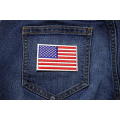 US Flag Patch - 2x3 inch 50 Star American Flag.