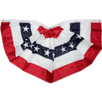 USA Fan Flag 3x6 ft American Flag Bunting.
