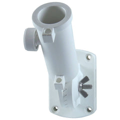 Ultimate Adjustable Bracket - Flat Mounting - White & Silver.