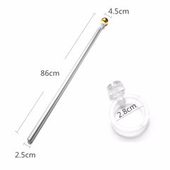 Aluminum 5FT Metal Adjustable Telescoping Flag Pole Portable.