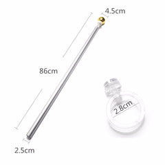 Aluminum 5FT Metal Adjustable Telescoping Flag Pole Portable.