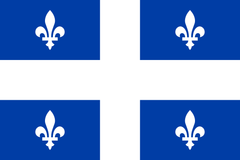 Quebec Flag - Made in USA.