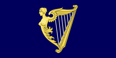 Royal Standard of the Kingdom of Ireland Bumper Sticker.