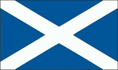 Scotland St Andrew's Cross Flag - Made in USA.