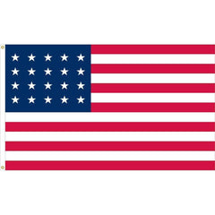20 Star American Flag Mississippi Printed - Made in USA.