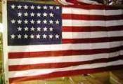 36 Star USA Cotton Flag 3x5 ft 1865-1867.