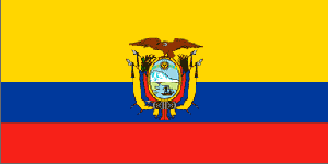 Ecuador Flag 3x5 ft. Economical.