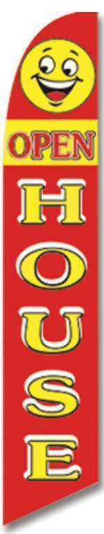 Red Open House Advertising Banner (banner only).
