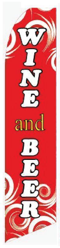 Wine and Beer Advertising Flag (Complete set).