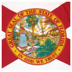 Florida State Flag - Outdoor High Wind - 2 ply Poly Made in USA.