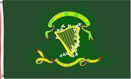 Sons of Erin Flag - Irish Made in USA.