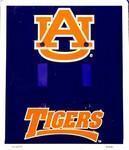 Auburn University Tigers Light Switch Covers (double).