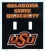 Oklahoma State OSU Light Switch Covers (double) Plate.