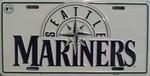 Seattle Mariners M's MLB Baseball License Plate.