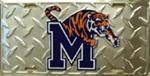 University of Memphis Tigers College License Plate.