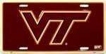 Virginia Tech Hokies College License Plate.