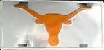 Texas Longhorns Chrome License Plate.