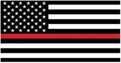 USA Thin Red Line Flag Printed Outdoor Made in USA