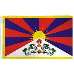 Tibet Flag - Made in USA.