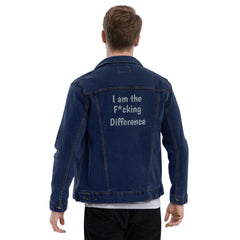 I am the F Difference Unisex denim jacket.