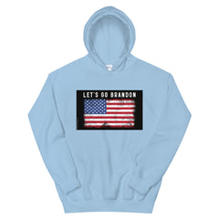 Let's Go Brandon USA Flag Unisex Hoodie.
