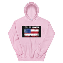 Let's Go Brandon USA Flag Unisex Hoodie.