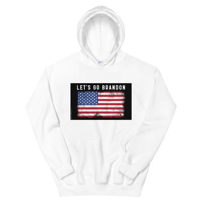 Let's Go Brandon USA Flag Unisex Hoodie.