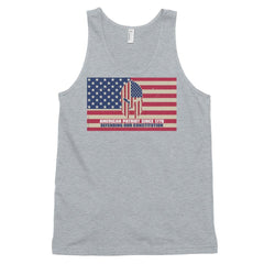 American Patriot Defending Our Constitution Classic tank top (unisex).