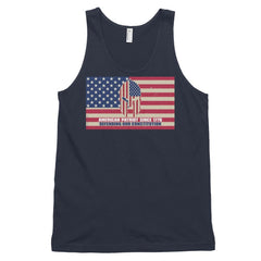 American Patriot Defending Our Constitution Classic tank top (unisex).