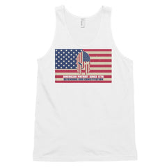 American Patriot Defending Our Constitution Classic tank top (unisex).