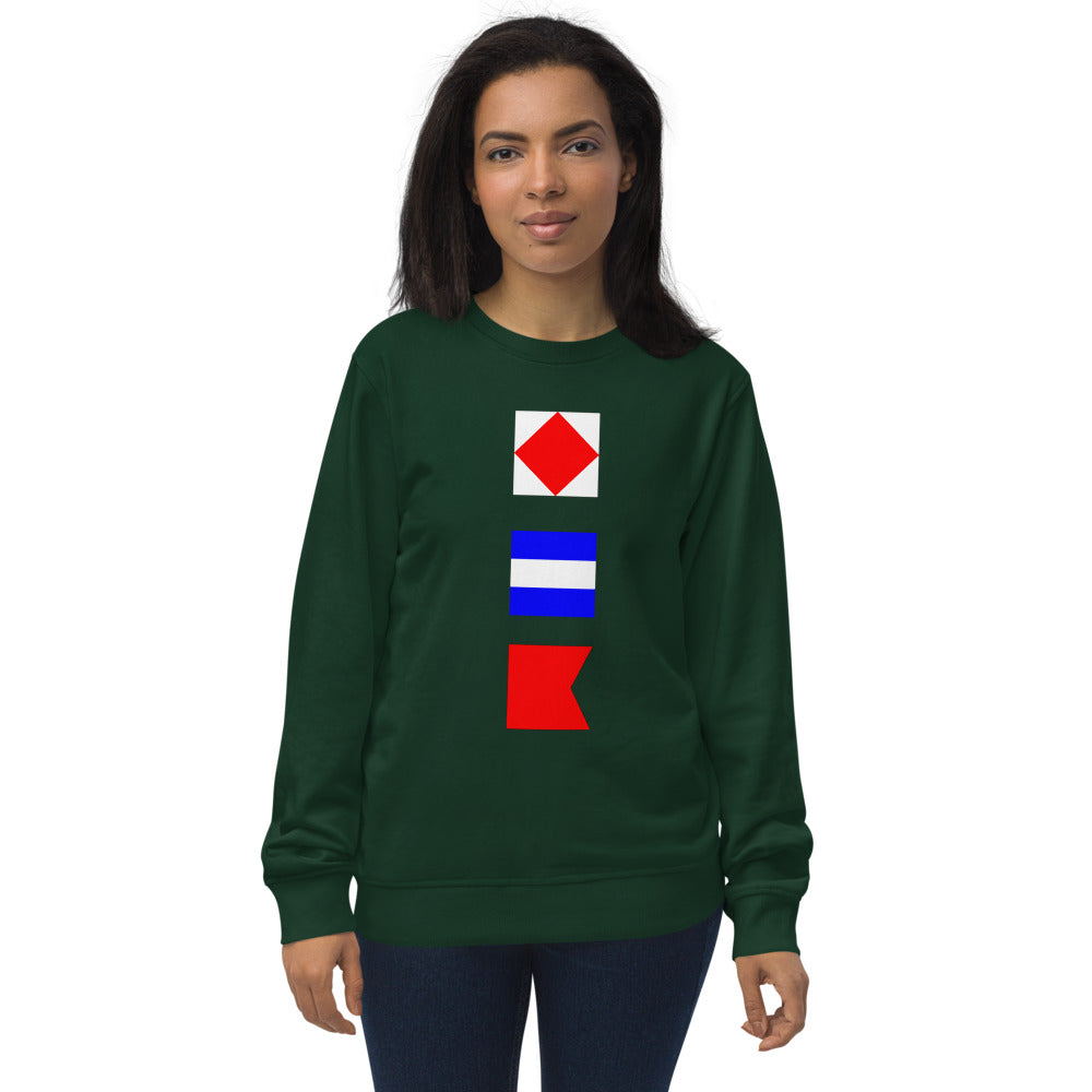 Nautical Symbols for FJB Unisex organic sweatshirt.
