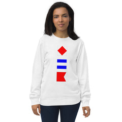Nautical Symbols for FJB Unisex organic sweatshirt.