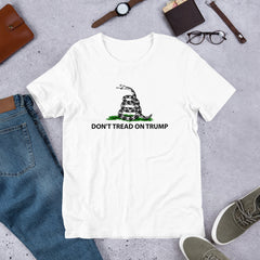 Gadsden Dont Tread on Trump Short-Sleeve Unisex T-Shirt.